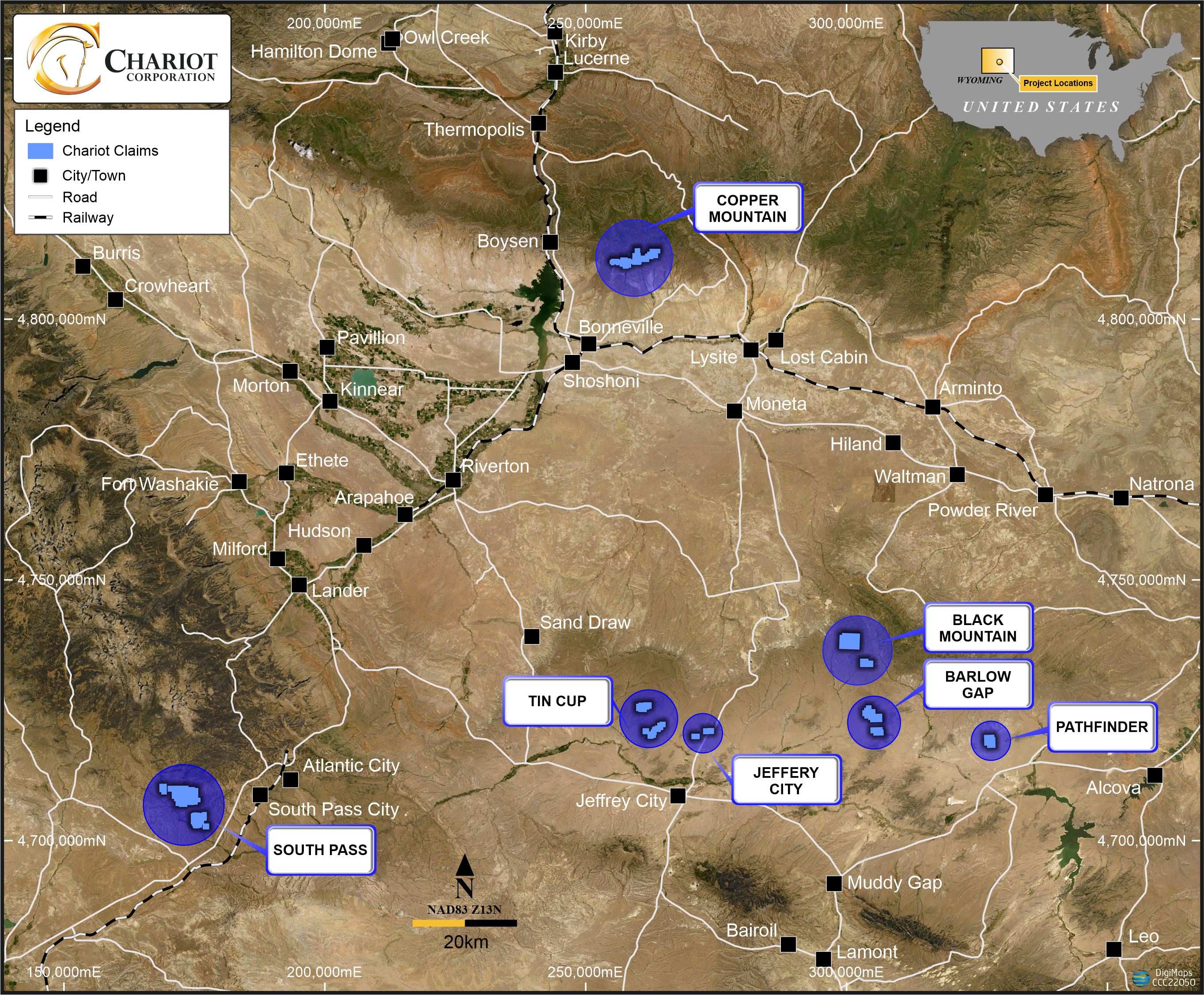 Wyoming Regional Lithium Portfolio